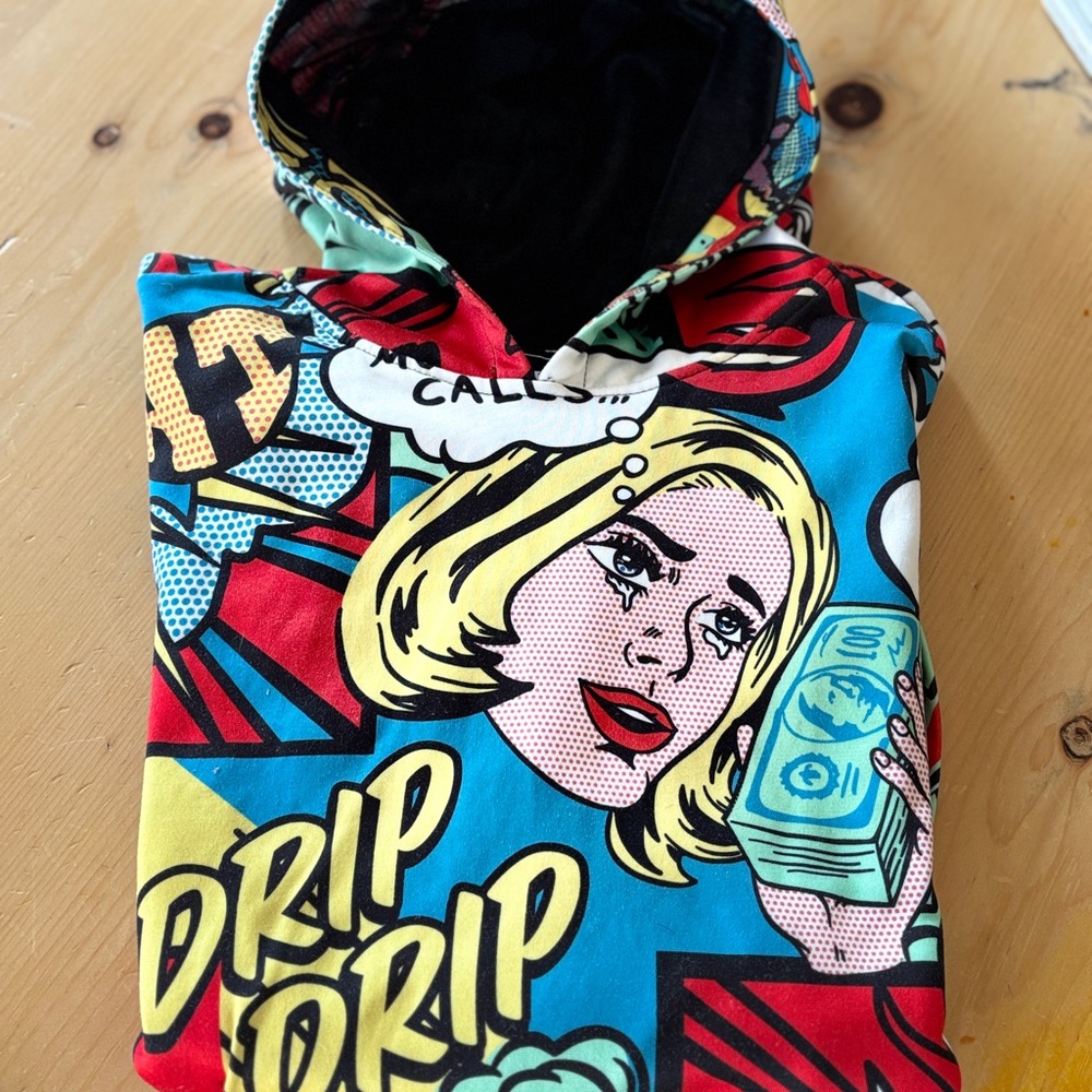 Reason Roy Lichtenstein Pop Art Graphic Hoodie